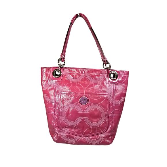 Coach 1941 Handbags - Coach 1941 Alex Pink Patent Leather Tote 14265
